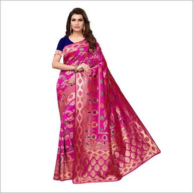Multi Color New Banarasi Silk Saree