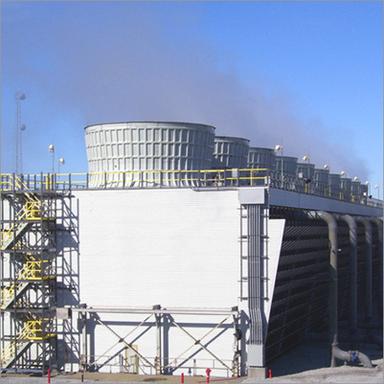 White Industrial Cooling Tower