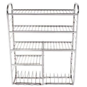 Modular Stainless Steel Kitchen Rack No Assembly Required
