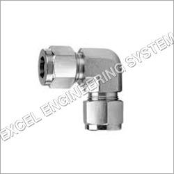 Silver Stainless Steel Elbow Fitting