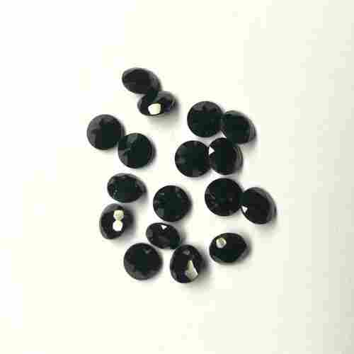 2mm Natural Black Onyx Faceted Round Gemstone