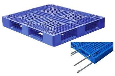 Blue Plastic Pallet With Steel Rod