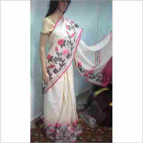 Jacqurd Work Saree