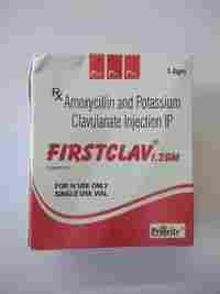 Amoxicillin 1000 MG + Clavulanic Acid 200 MG Injection