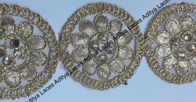 Embroidered Cut Work Stone Lace
