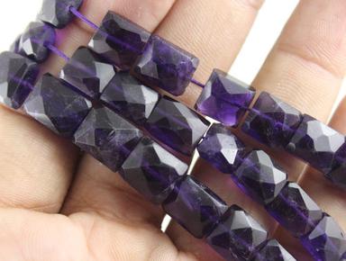 Amethyst Chicklet Beads