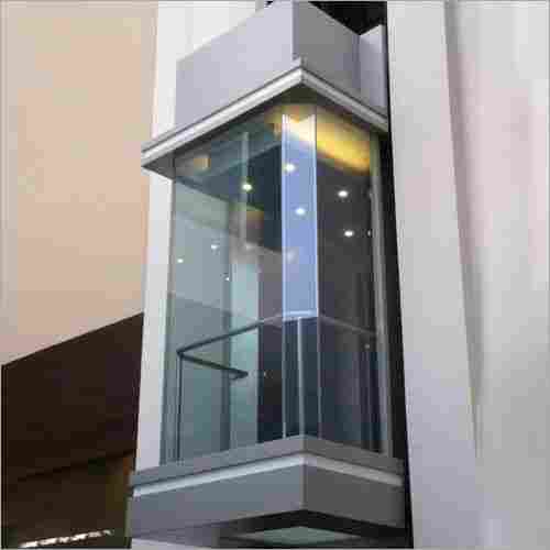 Automatic MRL Glass Elevator