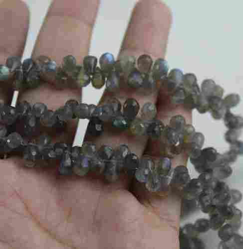 Labradorite Faceted Drop Beads