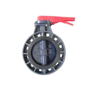 Gray Body And Disc And Positioning Plate Big Sale Price Upvc Butterfly Valve Jis 10K 8Inch 12 Hole