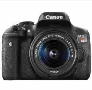 Digital camera  Canon a   EOS Rebel T6i DSLR Camera with EF-S 18-55mm IS STM Lens a   Black