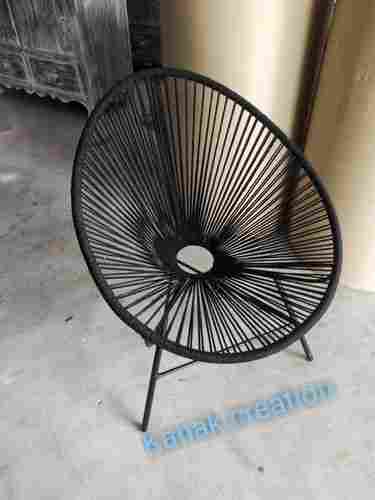 Vintage Industrial Round Arm Chair