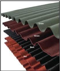 Rectangular Coloured Onduline Roofing Sheets