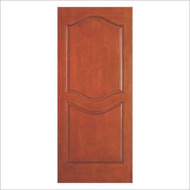 Brown Two Panel Teak Wood Door
