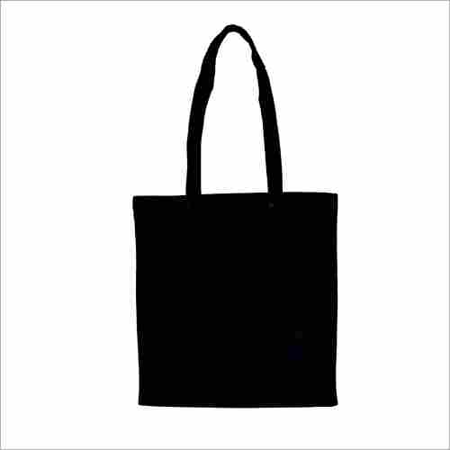 Black Cotton Carry Bag