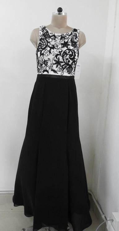 Black /White Evening Gown