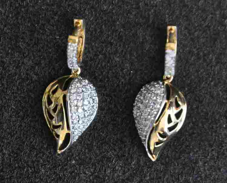Desginer Gold Diamond Earring