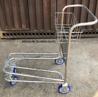 Airport Trolley Without Brake Length: L 970 X W 600 X H 1020 Millimeter (Mm)