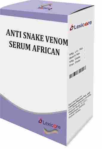Anti Snake Venom Serum African