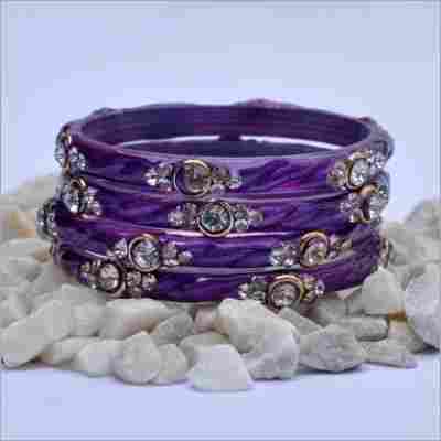 Purple Stone Bangle