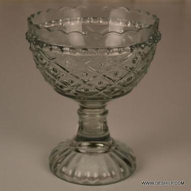 Transparent Cutting Glass Ice Cup