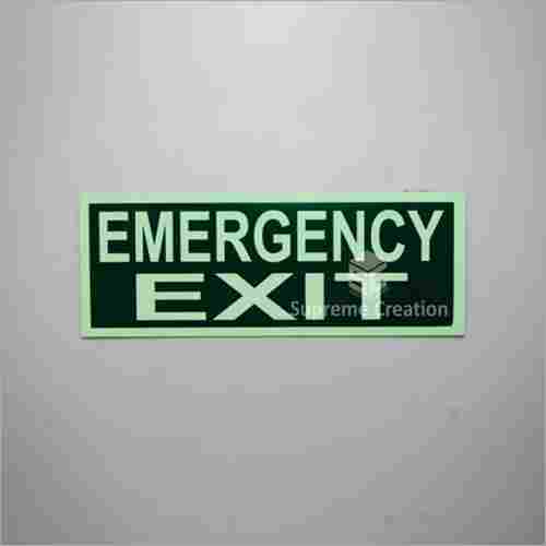 Fire Emergency Exit Safety Signs
