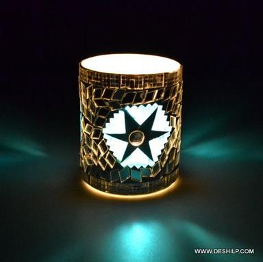Modern Arts Mosaic Handmade Glass T Light Candle
