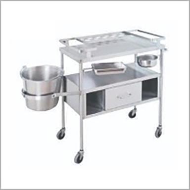 Ss 2 Tier Kitchen Trolley Length: Customized Inch (In)