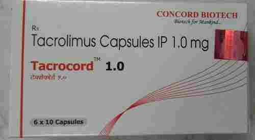 Tacrolimus Capsules IP 1.0 mg