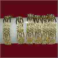 Ladies Gold Plated Intimation Bangles