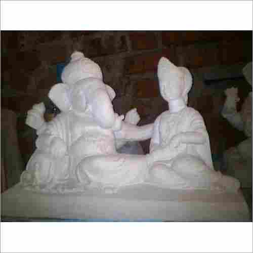 Clay Gypsum Ganesh Statue