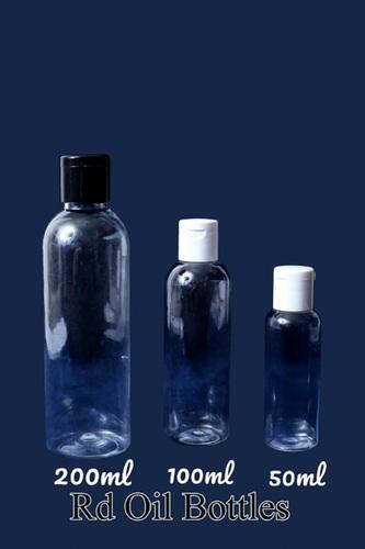 Plastic Transparent Rd Oil Bottles Size: 15Ml-200Ml