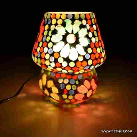 Small Mosaic Table Lamp