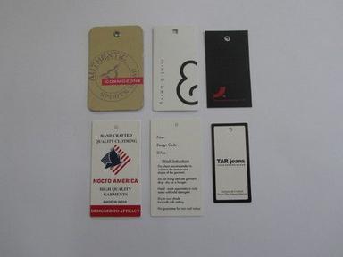 Paper Commercial Tag Application: Outdoor