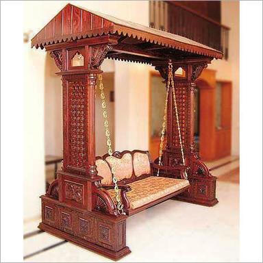 Customized Indian Wooden Carved Swing