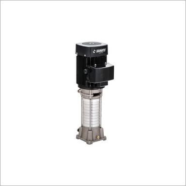 Sliver And Black Single Shaft Vertical Multistage Pump