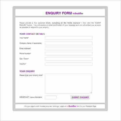 General Inquiry Form