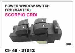 Power Window Switch FRH (Master) SCORPIO CRDI