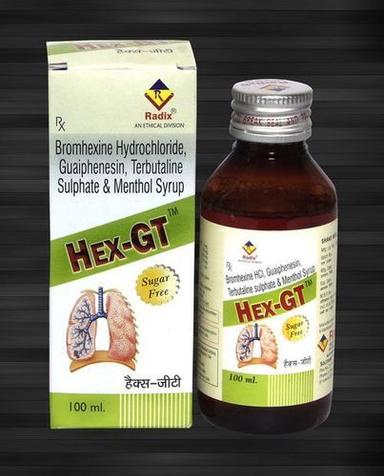 Bromhexine 4 Mg,Guaiphenesin 50 Mg,Terbutaline 1.25 Mg & Menthol 2.5 Mg Per 5 Ml General Medicines