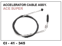 Accelerator Cable Assy ACE SUPER
