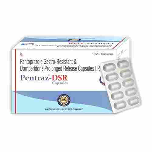 Enteric Coated Pantoprazole Sodium & Sustain Release Domperidoe Capsules