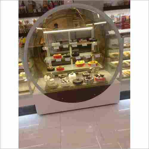 Round Pastry Display Counter