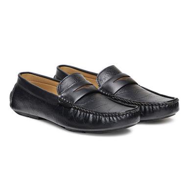 No Fade Mens Black Loafer Shoes