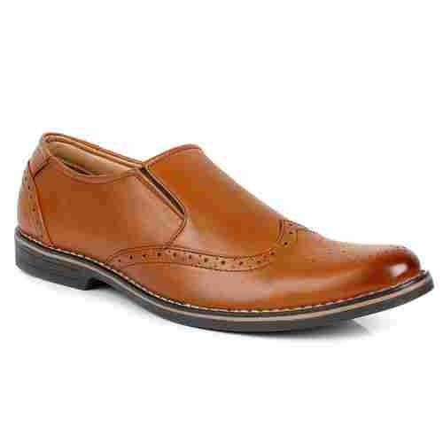 Tan Soft Leather Formal Shoes