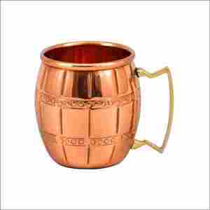 AHA 12180 Copper Mug With Brass Handle