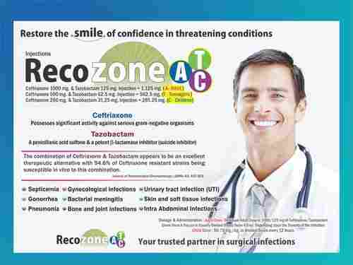 Ceftriaxone 250 mg & Tazobactam 31.25 mg