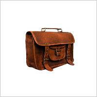 Leather Full Flap Messenger Bag