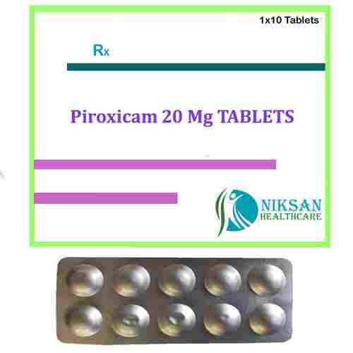 Piroxicam 20 Mg Tablets
