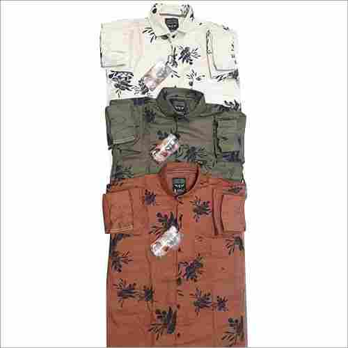 Men Floral Print Shirt