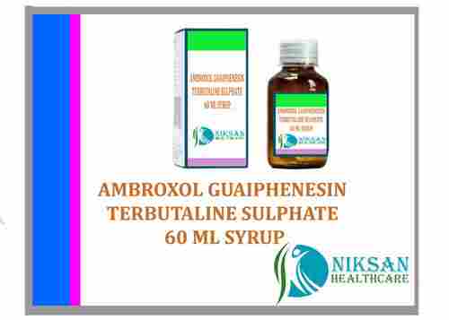 Ambroxol Guaiphenesin Terbutaline Sulphate Syrup