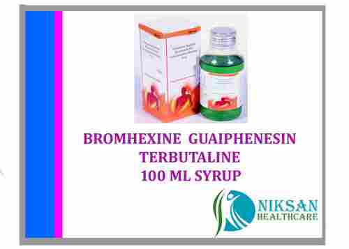 Bromhexine Guaiphenesin Terbutaline Sulphate 100 Ml Syrup